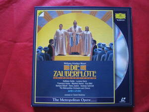 ■レーザーディスク・LD■モーツァルト 　MOZART「DIE　ZAUBERFLOTE」JAMES　LEVINE　米国盤2枚組BOXLD　ザ・メトロポリタン　オペラ