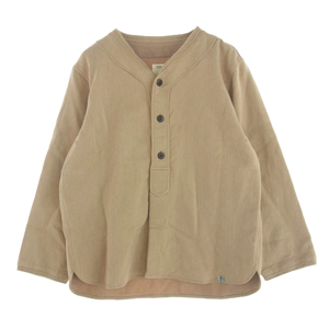 VISVIM ビズビム 20AW 0120205011018 DUGOUT SHIRT L/S ダグアウト 長袖 ベースボール シャツ ベージュ系 1【中古】