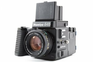 ◇◆ 完動極美品 マミヤ Mamiya M645 SUPER ウエストレベルファインダー + 中判 レンズ 80mm f/2.8 N 120 バック 動作絶好調 9070 ◆◇