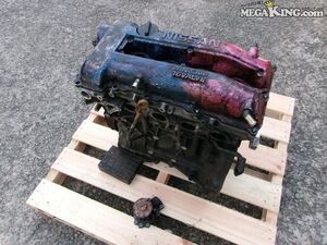 S14 シルビア ターボ 純正 ノーマル エンジン 本体 走行距離不明 SR20DET 65F / 2R12-457