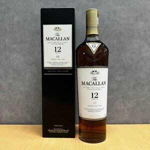 ◎K296【未開栓】ザ マッカラン 12年 シェリー オーク カスク ウイスキー The MACALLAN 700ml 40%