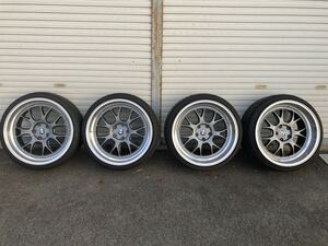 BBS LM-R風メッシュ　極太　深リム　9.5j 10.5j PCD120 タイヤ溝あり