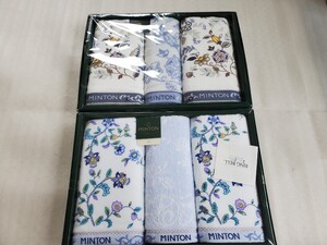 ★未使用品★MINTON/ミントン★フェイスタオル4枚★ウォッシュタオル2枚