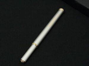 ■新品同様■ MIKIMOTO ミキモト 本真珠 アコヤ真珠 パール 約5mm キャップ式 ボールペン 筆記用具 文房具 シルバー系 DF7347