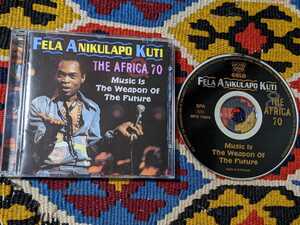 フェラ・クティ FELA KUTI Fela Kuti & Africa 70 (CD) MUSIC IS THE WEAPON OF THE FUTURE Movieplay Gold MPG 74059 1998年リリース