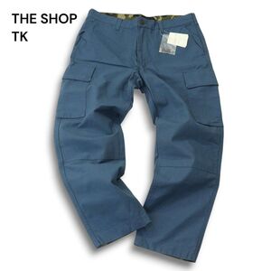 【新品 未使用】 THE SHOP TK タケオキクチ 通年★ テーパード ワーク カーゴ パンツ Sz.XL メンズ　A4B06074_C#R