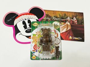 Disney Christmas Party BE@RBRICK Happyくじ グーフィー ビターチョコver. ベアブリック賞 ハッピーくじ クリスマス ベアブリック