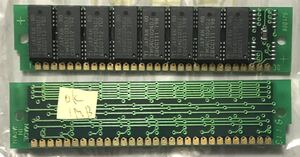 30pin SIMM 1MB（80ns) ２枚セット 完動品　美品