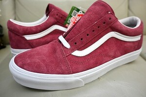 新品未使用 VANS バンズ USA企画 OLD SKOOL オールドスクール PIG SUEDE スエード 革 レザー 撥水 VN0A5JMITWP パープル US12 30センチ