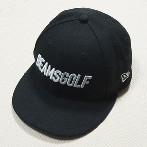 BEAMS GOLF × NEW ERA 9FIFTY キャップ ブラック フリーサイズ ビームスゴルフ ニューエラ