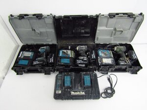 makita マキタ 充電式インパクトドライバー TD171・急速充電器 全4点 動作未確認 ジャンク品 まとめセット ◆5864