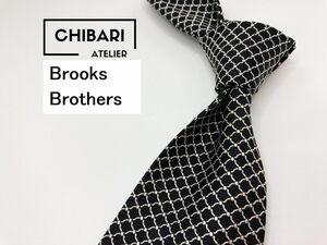 【超美品】BrooksBrothers　ブルックスブラザーズ　チェック柄 ネクタイ 3本以上 送料無料 メンズ ブラックグレイ　1205093