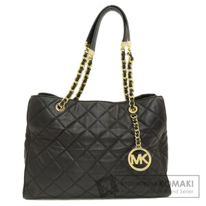 Michael Kors マイケルコース ひし形ステッチ トートバッグ レザー レディース 中古