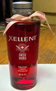 お酒 未開栓品 エクセレント スイス ウォッカ XELLENT Swiss Vodka アルコール度数 40% 700ml箱無し。