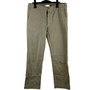 VISVIM(ビズビム) SLIM CHINO GIZA Pants (khaki)