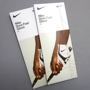 NIKE グローブ GF1012 ML 24cm 2枚組 左手用 定形外郵便送料無料 ナイキ DURA FEEL デュラフィール ゴルフ ホワイト 手袋