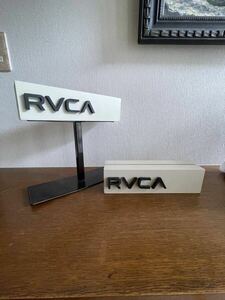 RVCA レア ディスプレイ 2点セット 販売店 モニュメント ルーカ インテリア 雑貨 非売品 レア 限定 まとめて セット 格闘技 ジム