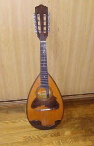 年代もの＊SUZUKI 　スズキ　バイオリン社 ＊Mandolin 　マンドリン　M-218 ＊撥弦楽器　ヴィンテージ楽器 激安処分！