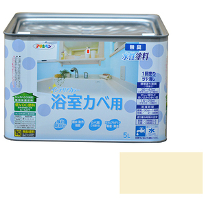 NEWインテリアカラー浴室壁 アサヒペン 塗料・オイル 水性塗料3 5Lークリームイロ