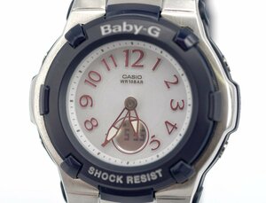 [美品] 稼働品【CASIO】カシオ Baby-G BGA-1100-2BJF Tripper トリッパー 電波 タフソーラー ネイビーカラー 動作OK 中古品