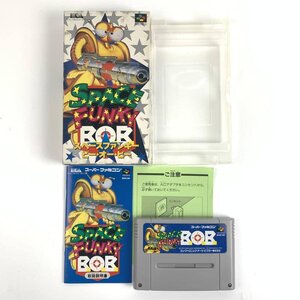 SFC ELECTRONIC ARTS SHVC-B4 スペースファンキー B.O.B. スーパーファミコンソフト 箱説付き＊簡易検査品【GH】