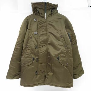 132 ALPHA INDUSTRIES アルファインダストリーズ N-3B フライトジャケット Sサイズ ファー欠品 ※現状品