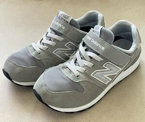 ■激安■new balance/ニューバランス■YV996 スニーカー■21cm/グレー■男女◎キッズ◎子供◎