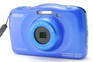 Nikon ニコン COOLPIX W100 ブルー 新品SD32GB付き