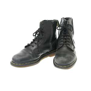 Yohji Yamamoto×Dr.Martens ヨウジヤマモト×ドクターマーチン サイドジップ8ホールレースアップブーツ ITUMAXRRZP5K