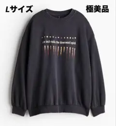 nine inch nails h&m Lサイズ オーバーサイズスウェット