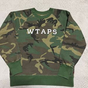 15aw WTAPS DESIGN C NECK 04 スウェット　CAMO wtvua パーカー　2 M