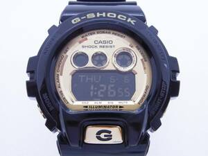 美品　CASIO　カシオ　G-SHOCK　3420　GD-X6900FB　黒×金　ブラック　ゴールド　箱付　動品