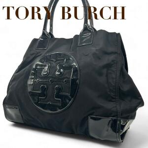 TORY BURCH（トリーバーチ）トートバッグ　ブラック ナイロン エラ