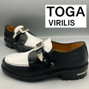 ◆未使用41 jp26 TOGA VIRILIS モンク シューズ ※訳有