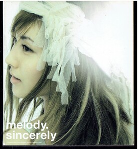 CD★melody.★Sincerely　【デジパック仕様　フォトブック付き】