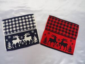 送料185円～◆新品◆POLO RALPH LAUREN◆ポロ・ラルフローレン◆トナカイ◆ミニタオル◆２枚SET