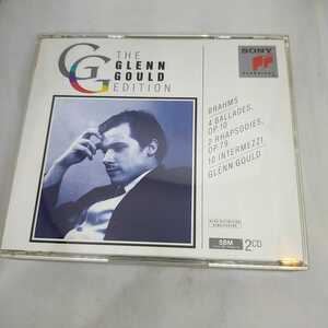 日本盤 2枚組 ブラームス バラード&ラプソディー THE GLENN GOULD EDITION 13 BRSHMS 4 BALLADES OP.10 2 RHAPSODIES OP.79 10 INTERMEZZI