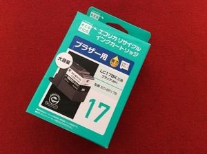 【新品/エコリカ/ブラザー用/リサイクルインクカートリッジ/LC17BK互換/ブラック/ECI-BR17B】プリンタ用サプライ