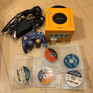 ゲームキューブ GAMECUBE オレンジ Nintendo 任天堂 ニンテンドー コントローラー ソフト DOL-001 ソフト　セット