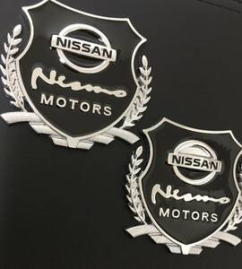 ！★豪華！★【金属製★nismoロゴ★】ニッサンエンブレム★NISMO★日産★nissan★NISSAN★