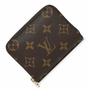 （美品）ルイ ヴィトン LOUIS VUITTON ジッピー コイン パース コインケース 小銭入れ 財布 モノグラム ブラウン 茶 ゴールド金具 M60067