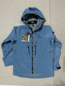 アークテリクス ARCTERYX アルファ SV マウンテンパーカー ジャケット 【Lサイズ】 ブルー GORE-TEX ウインドブレーカー 薄手 フルジップ