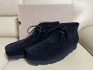 希少サイズ Clarks クラークス WallabeeBT GTX / メンズ ワラビーブーツゴアテックス ブラックスエード UK11/29cm 