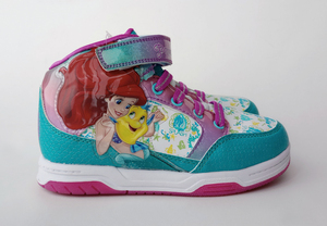 USA購入★★ リトルマーメイド アリエル ハイカットスニーカー 靴 サイズ12 19cm 未使用品 ★★ Disney Princess Ariel Girls Shoes