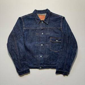 DENIME ドゥニーム 506 1st ファースト デニムジャケット ジージャン 革パッチ 濃紺 美品 L