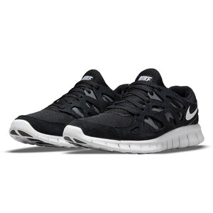 ☆NIKE FREE RUN 2 黒/黒/灰/白 25.0cm ナイキ フリー ラン 2 537732-004