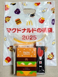 マクドナルド 福袋 2025年 グッズのみ４点セット未開封（ビックマックランタン・ポテトハンドキャッチャー・ポーチ・クリーナークロス）②