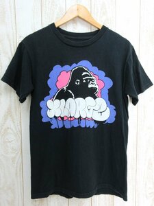 XLARGE/エクストララージ：半袖Tシャツ ブラック サイズS USA製 古着 メンズ/中古/USED