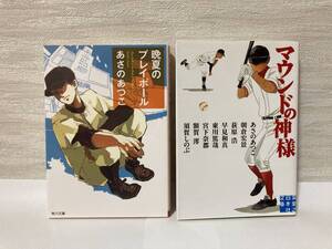 送料無料　『晩夏のプレイボール』『マウンドの神様』２冊セット【あさのあつこ　須賀しのぶほか　文庫】