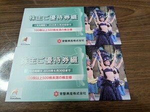 常磐興産 スパリゾート ハワイアンズ 株主優待券　2冊セット　期限2025の6月